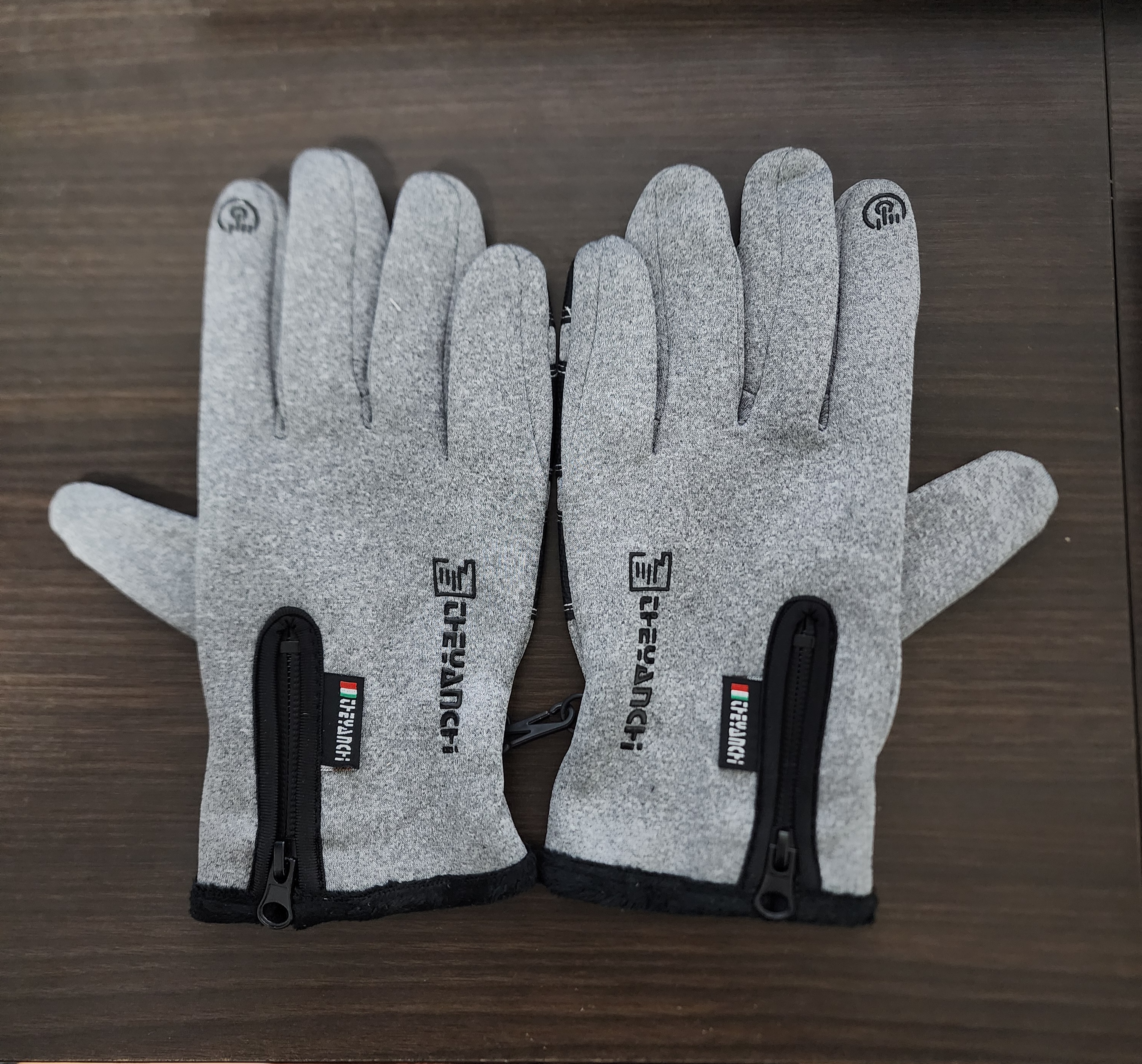 Grey Glove Back